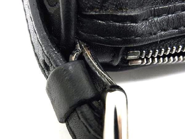 Celine C Macadam Canvas And Leather Handbag Mini Bag Ladies Black