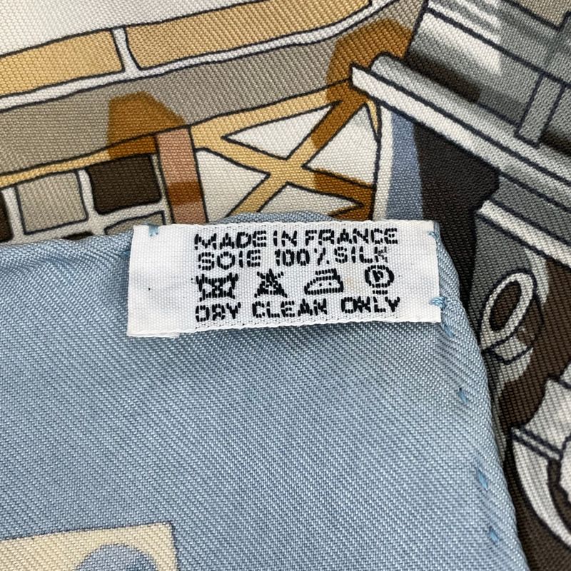 Hermes Scarf Silk Carre 90 Charmes DES Plages Normandes Charms Of The Normandy