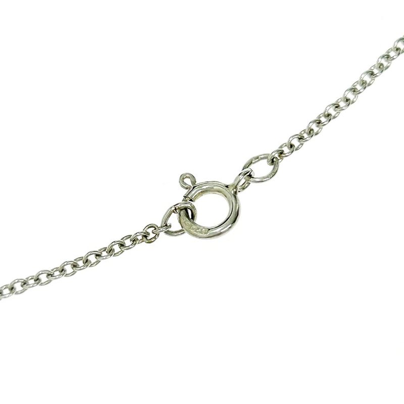 Tiffany & Co Silver Gold Triple Ribbon Necklace 5.2g 925 750 Engraved 351840