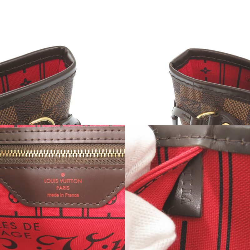 Louis Vuitton Neverfull PM Damier N51109 Tote Bag LV 0371 Louis Vuitton