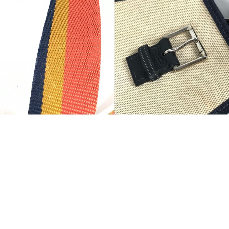 Hermes Backpack Sac Backpack Toile Ashe Beige