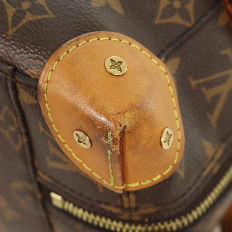 Louis Vuitton M44752 Soft Trunk Backpack Monogram Leather Backpack Men PM