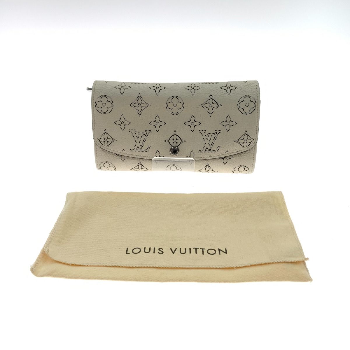 Louis Vuitton Mahina Hina Portefeuille Iris M60177 Women's Bifold Long Wallet