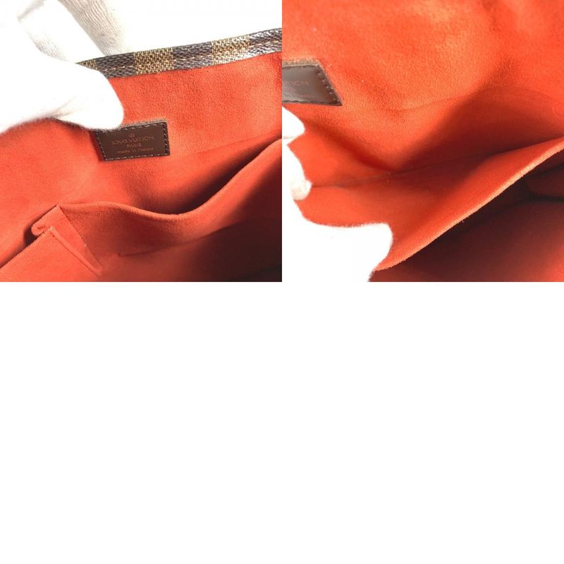 Louis Vuitton Tote Bag Sac Pla N51140 Damier Canvas Ebène Brown