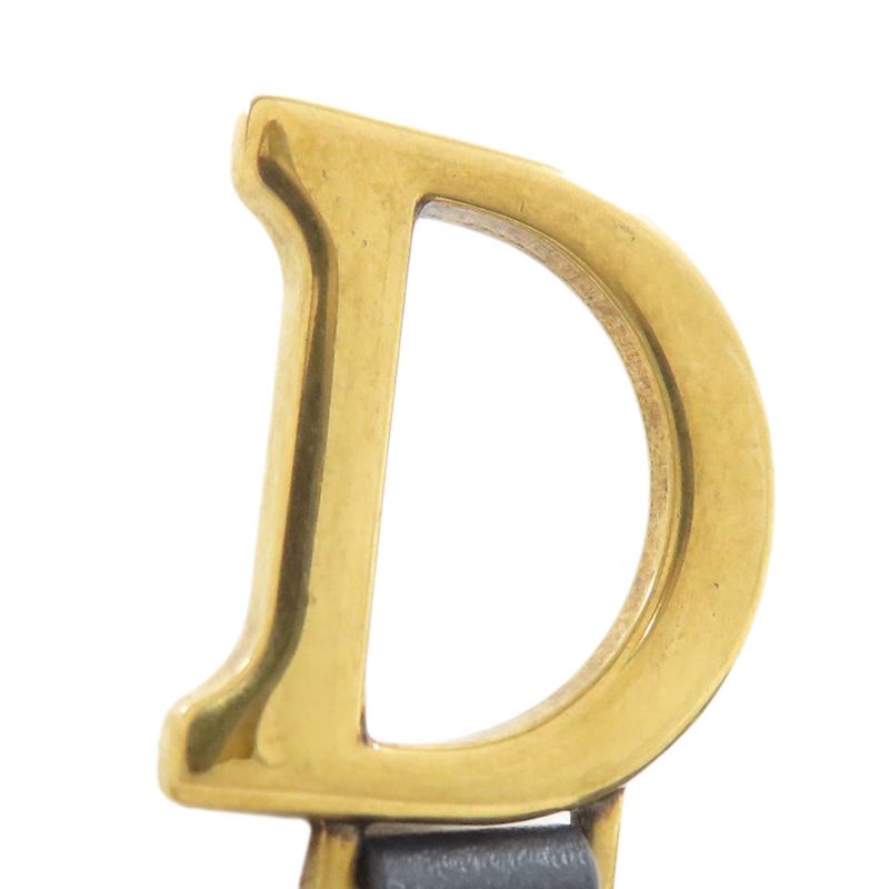 Christian DIOR Chain Wallet With Trotter Pattern Long Wallet With Coin Purse