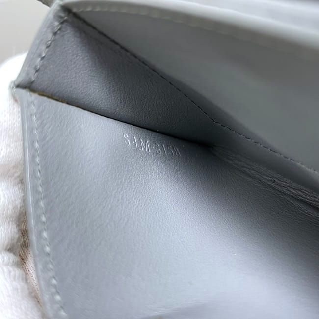Celine Card Case Accordion Card F21339 Gray Excellent Condition