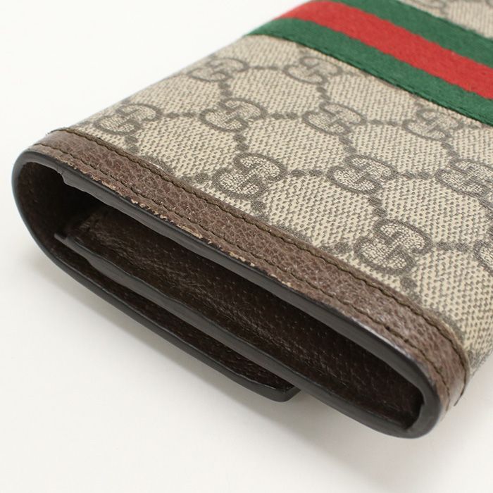 Gucci GG Continental Wallet Ophidia 523153 Long Wallet With Di-fold Coin Purse