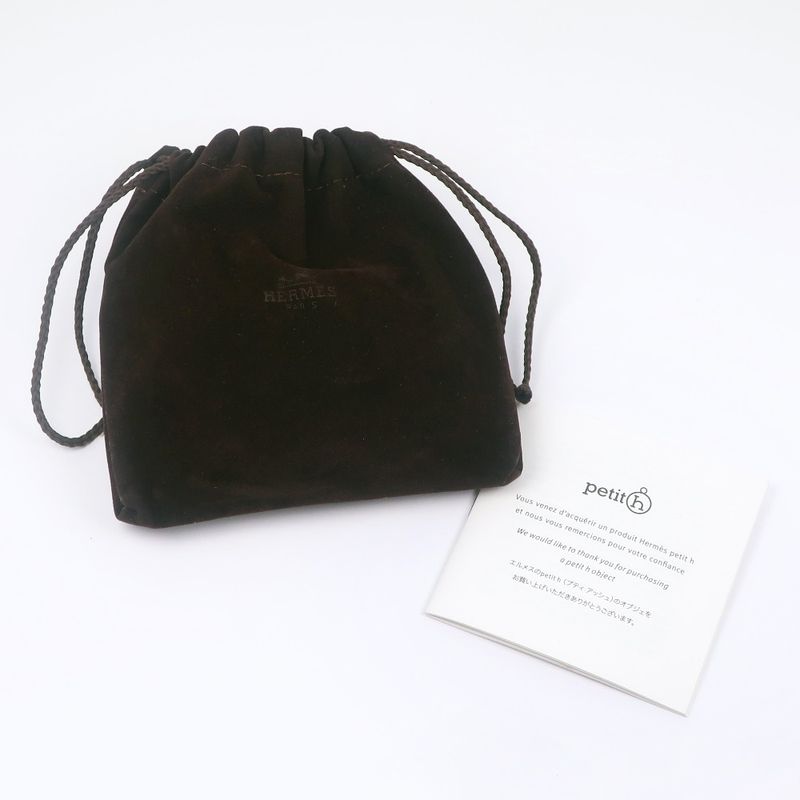 Hermes Bangle Petite Ash Ecaille Togo Green □M Ladies 11g Bracelet