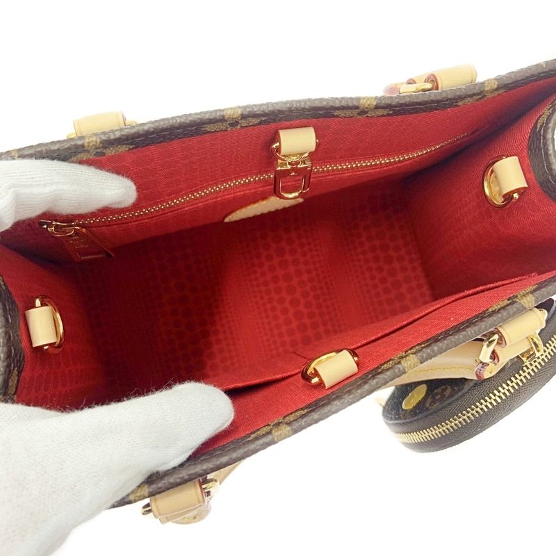 Louis Vuitton M46380 Monogram on-the-Go PM X Yayoi Kusama