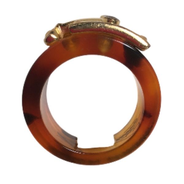 Louis Vuitton M65203 M Size Ring Burg Lock Me Ring Louis Vuitton Brown
