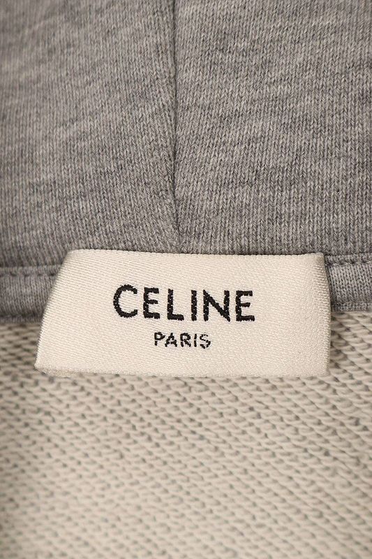 Celine Ry08m670q.08bq Embroidery Pullover Hoodie Men's M