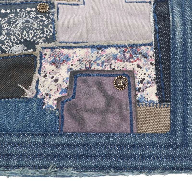 Chanel A67086 Boy Chanel 25 Denim Patchwork Shoulder Bag Women 25