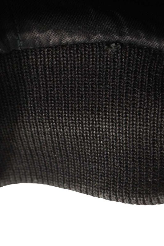 Saint Laurent Paris Teddy 354718 Y580f Leather Trim Stajan Blouson Men's 50