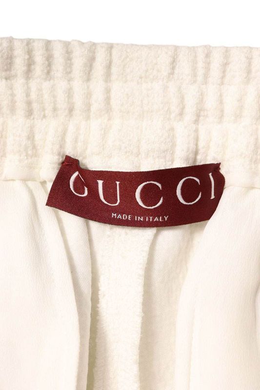 Gucci 24AW 788866 Zaqhx GG Button Wide Trouser Long Pants Women 44