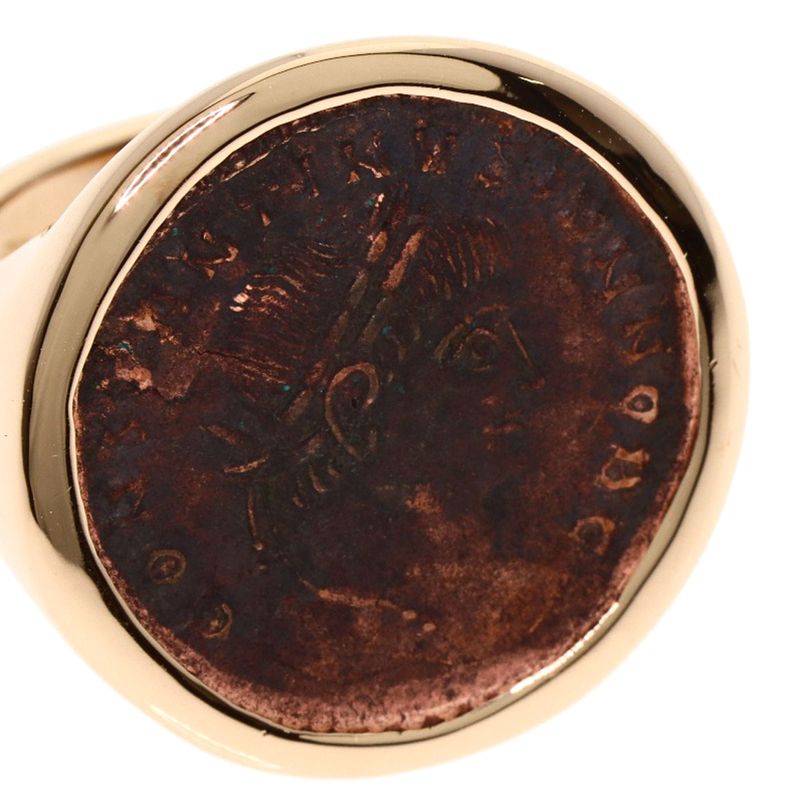 Bvlgari Bulgari Motene Coin Ring - 18K Pink Gold Ladies
