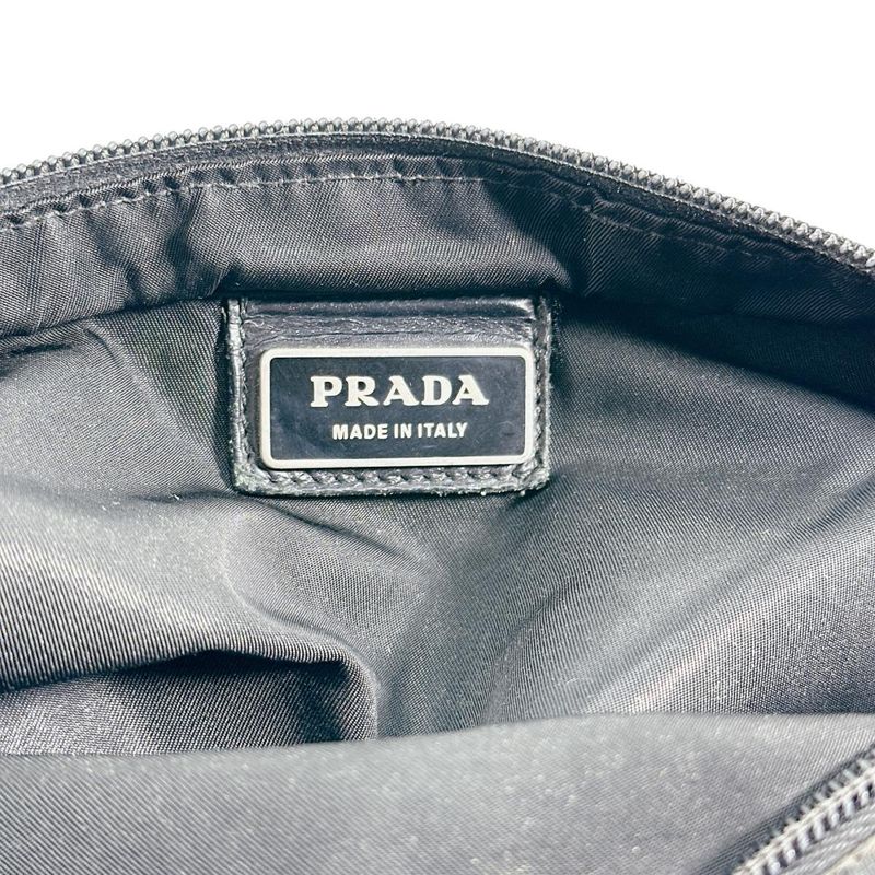 Prada Body Bag Triangle Logo Shoulder Bag Prada Black