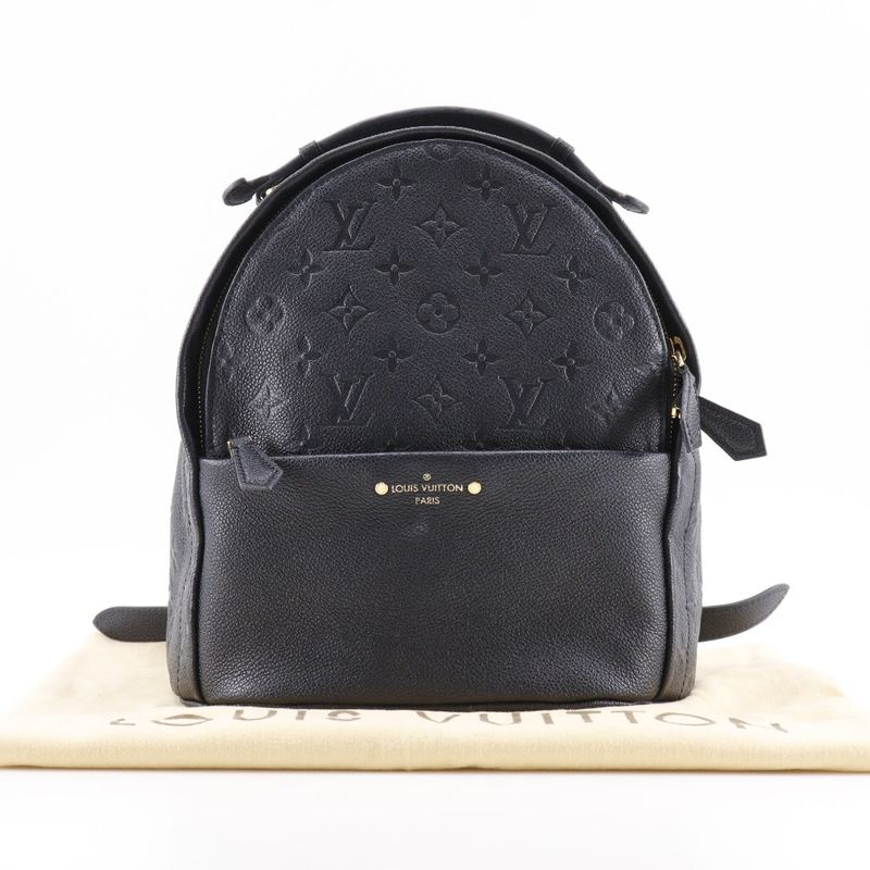 Louis Vuitton Sorbonne M44016 Monogram Empreinte Black Ca2128 Women's Backpack/d