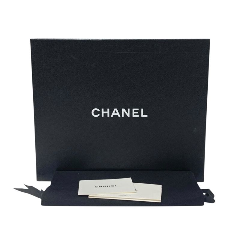 Chanel Loafer Leather Shoes Patent Leather White Gold Here Mark