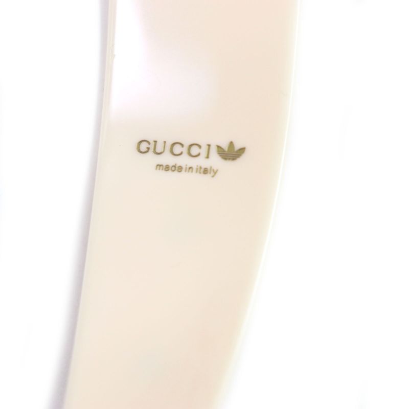 Gucci Adidas 702950 Catsuit With Logo Hair Accessory Cream With Box And
