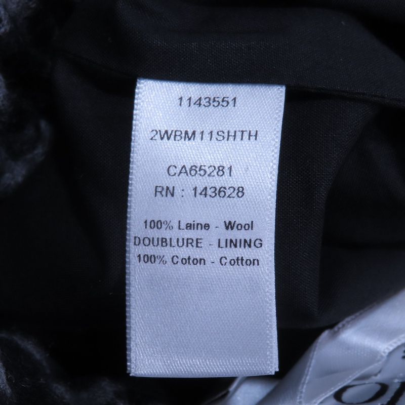 Unused Dior Wide Wool Half Pants Staggered Monochrome Flared Wes Togo M Shorts