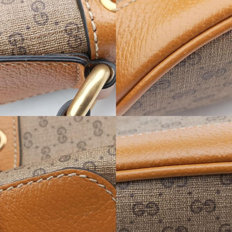 Gucci Micro Gg/small Bucket Bag Multicolor PVC Coated Canvas 602691 I031391325