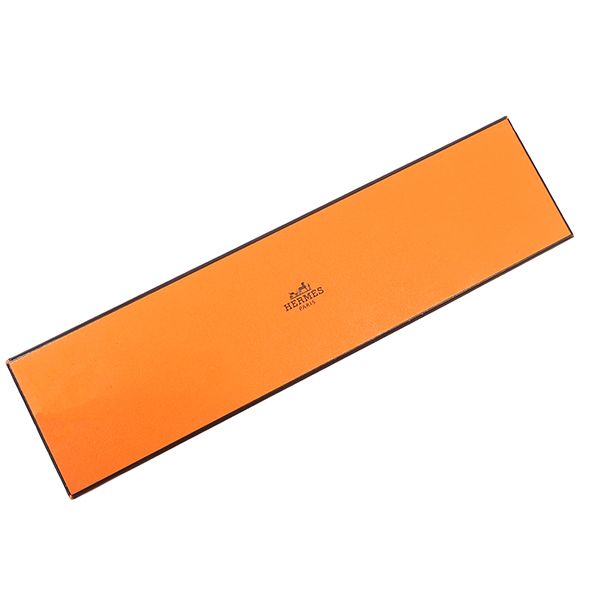 Hermes Necktie None Ground 5.5cm (2.17in) Silk Black Scarf Tie [box