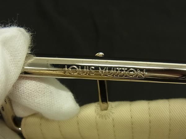 Louis Vuitton Canvas Silver Hardware Wide Belt Ladies Ivory Fc6094