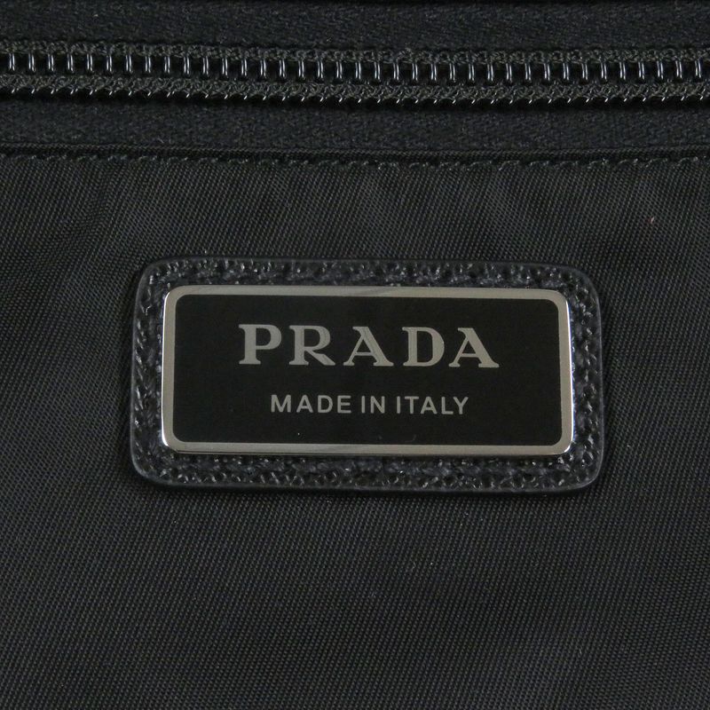 Prada 2vz048 Re-nylon Saffiano Leather Triangle Logo Triangle Plate Backpack