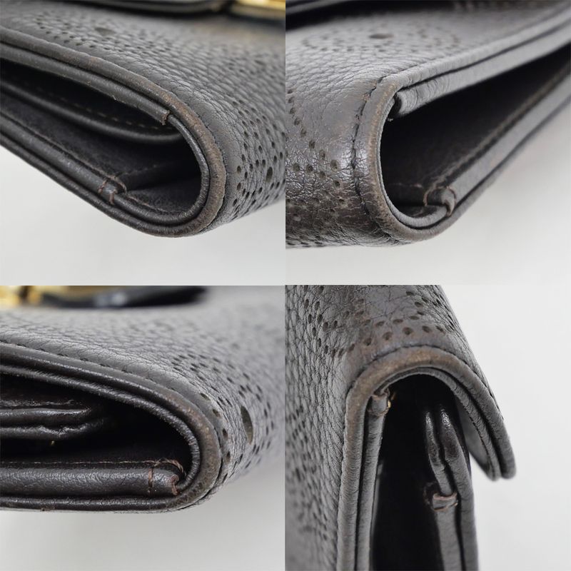 Louis Vuitton Long Wallet Portefeuille - Amelia Chocolat Gold Hardware
