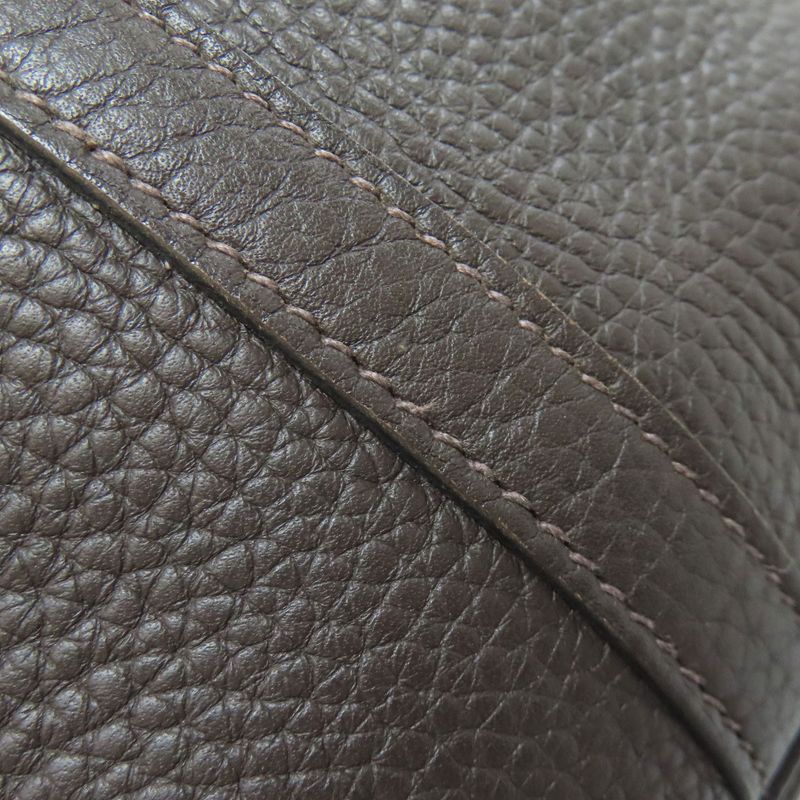 Hermes Picotin Lock MM Silver Hardware Handbag Taurillon Women