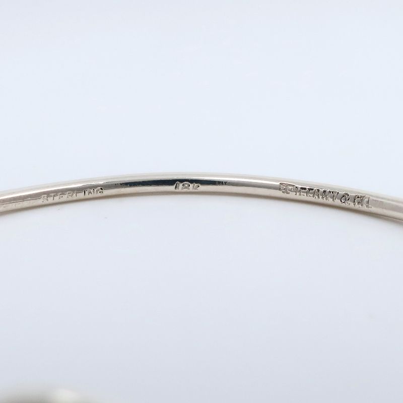 Tiffany & Co Love Knot Silver 925 X 18K Yellow Gold Ladies 6.6g Bangle