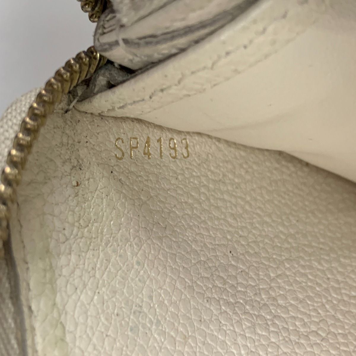 Louis Vuitton Monogram Empreinte Zippy Wallet Zipper Long Wallet M60546 White