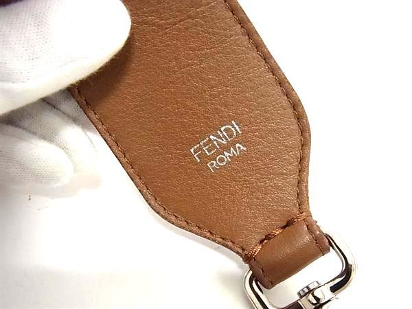 Fendi Zucca Pattern Strap You Bag Shoulder Strap Shoulder Strap Red
