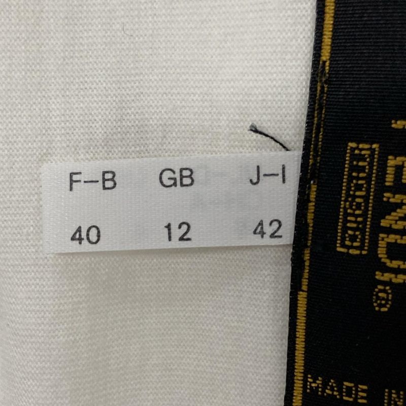 Fendi Short Sleeve T-shirt Size J 42 Women - White Black And Red Embroidery