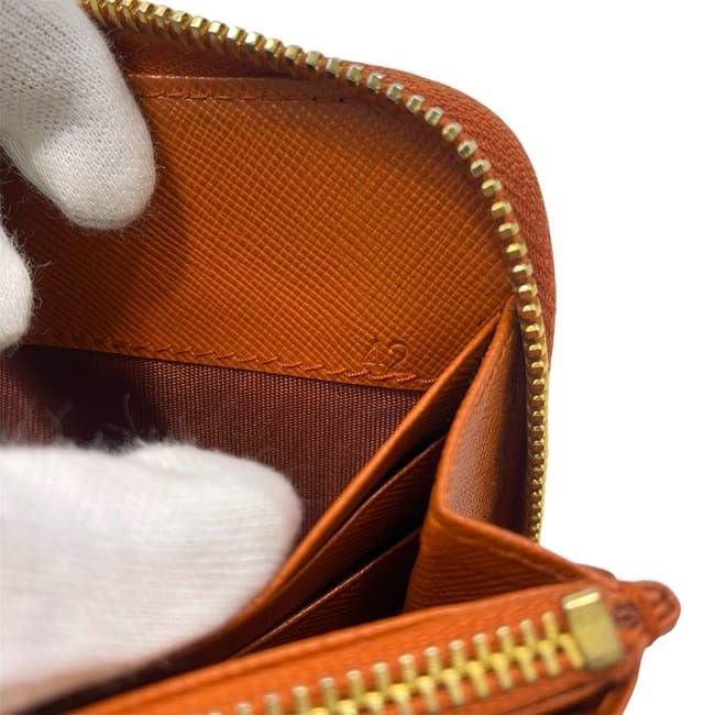 Prada Round Zipper Long Wallet Orange 1ml506 Wallet Saffiano