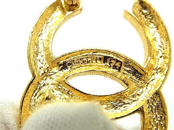 Chanel Coco Mark 174 Rhinestone Pin Brooch Pin Badge Accessories