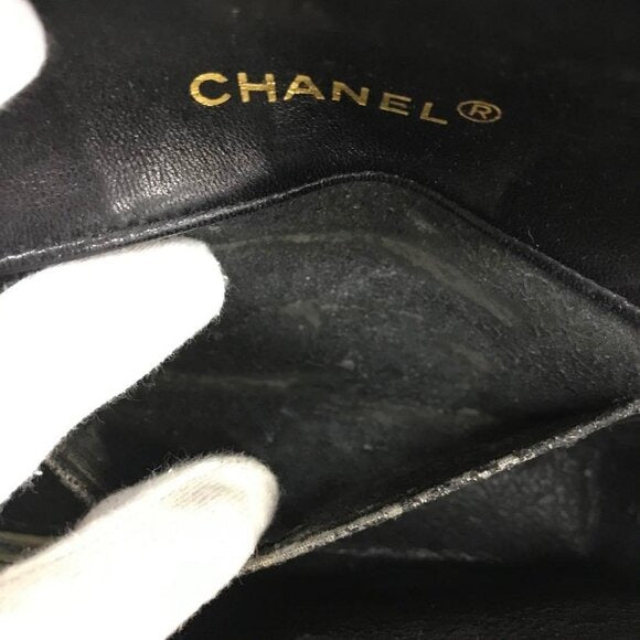 CHANEL 24K Vintage Single Flap Bag Large Coco Quilted Chain Shoulder Bag Purse