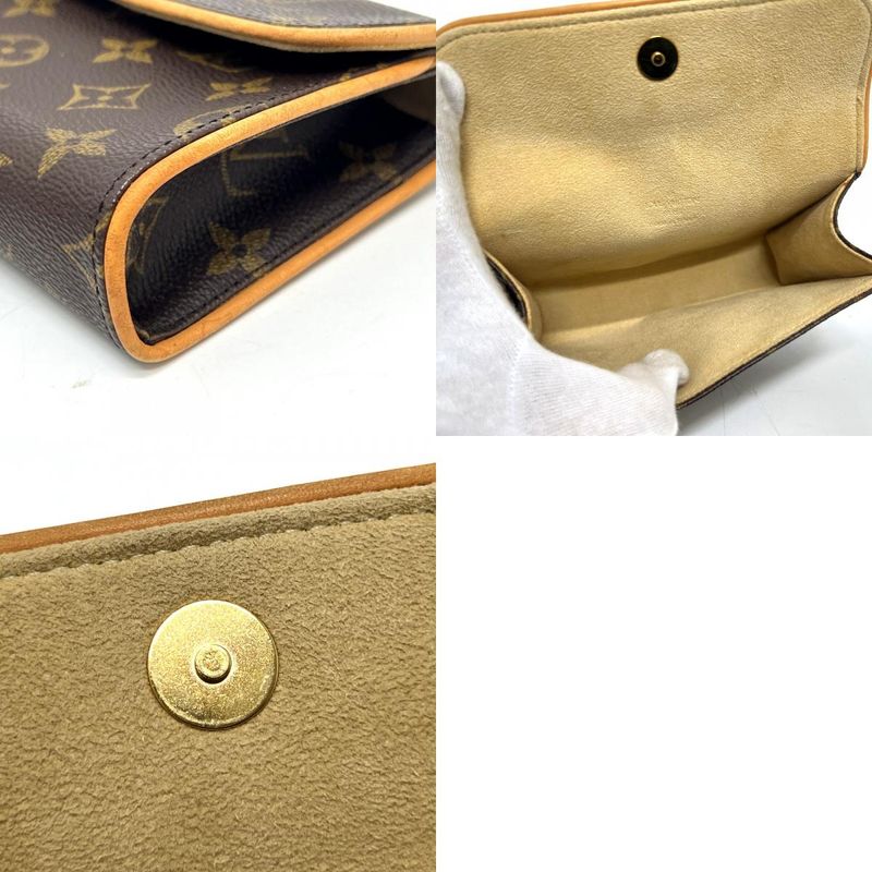 Louis Vuitton Pochette Florentine M51855 Monogram Canvas Brown