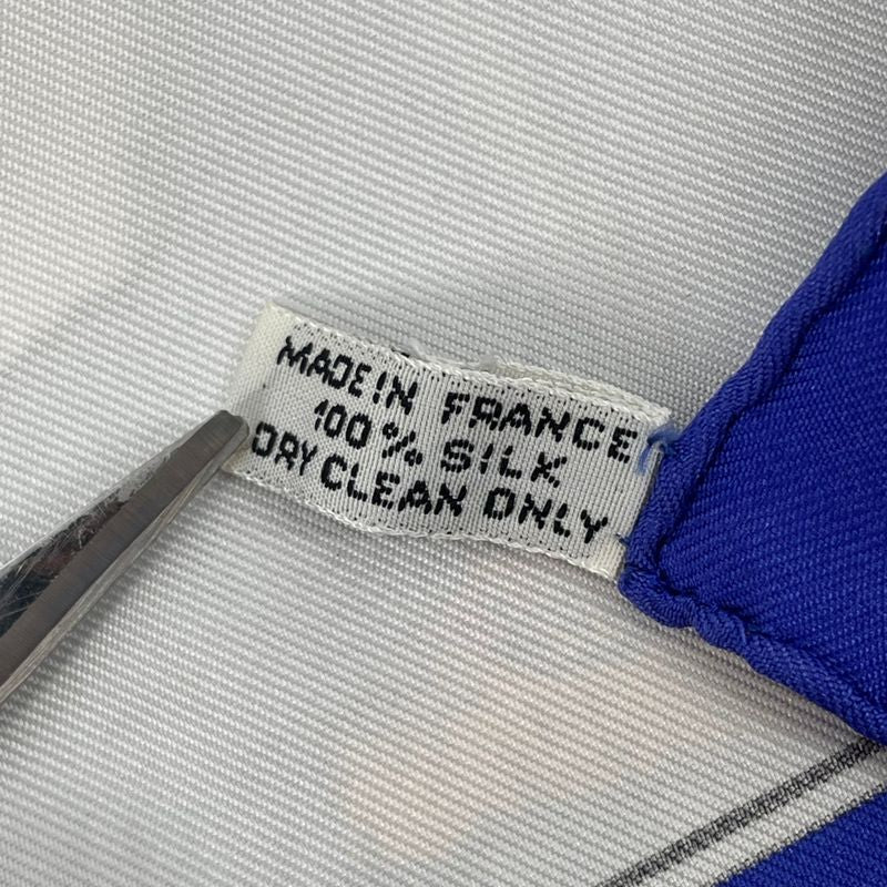 Hermes Scarf Carre 90 JEU DES Omnibus ET Dames Blanches Omnibus And The Lady's