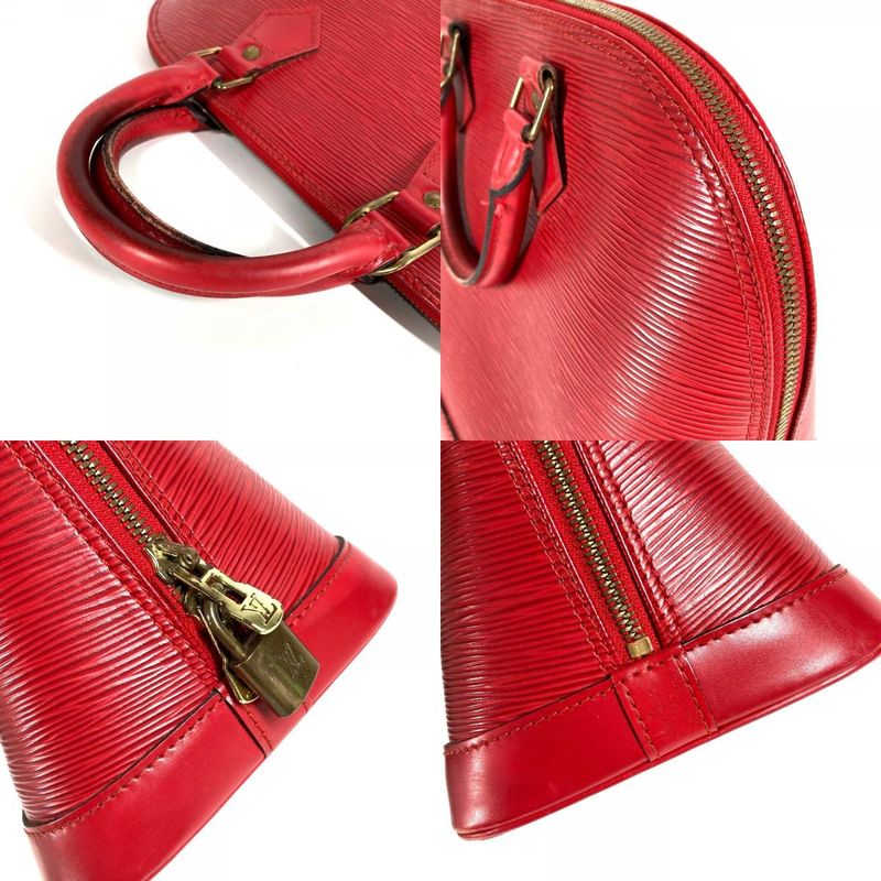 Louis Vuitton Handbag Alma M52147 Epi Leather Castilian Red