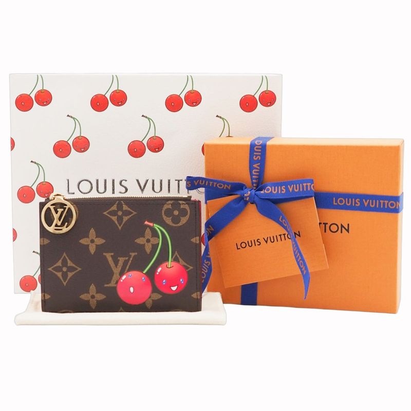 Louis Vuitton LV X Tm Portefeuille Lisa Cherry Monogram Canvas
