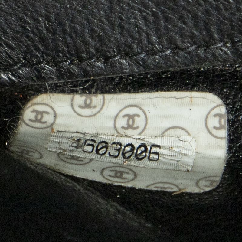 Chanelgst Tote Bag Black Matelasse Lambskin Leather A