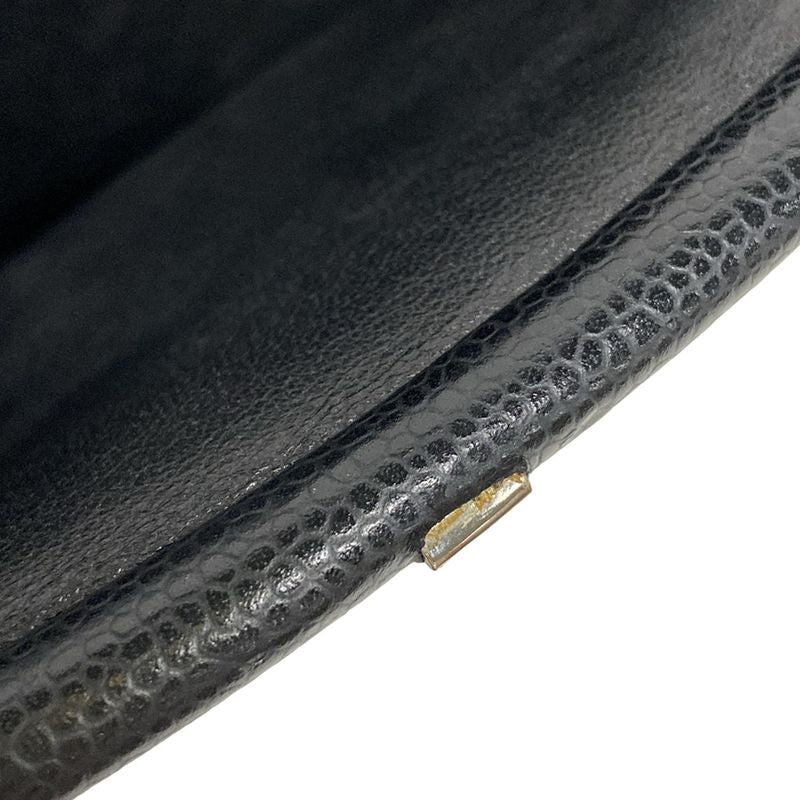 Chanel Clutch Bag Matelasse A46430 Black Silver Hardware / Clasp Closure