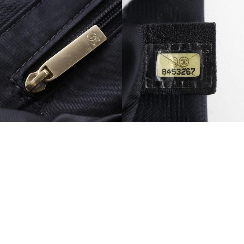 Chanel Tote MM New Travel Line A15991 Nylon Canvas Black Ladies Tote Bag