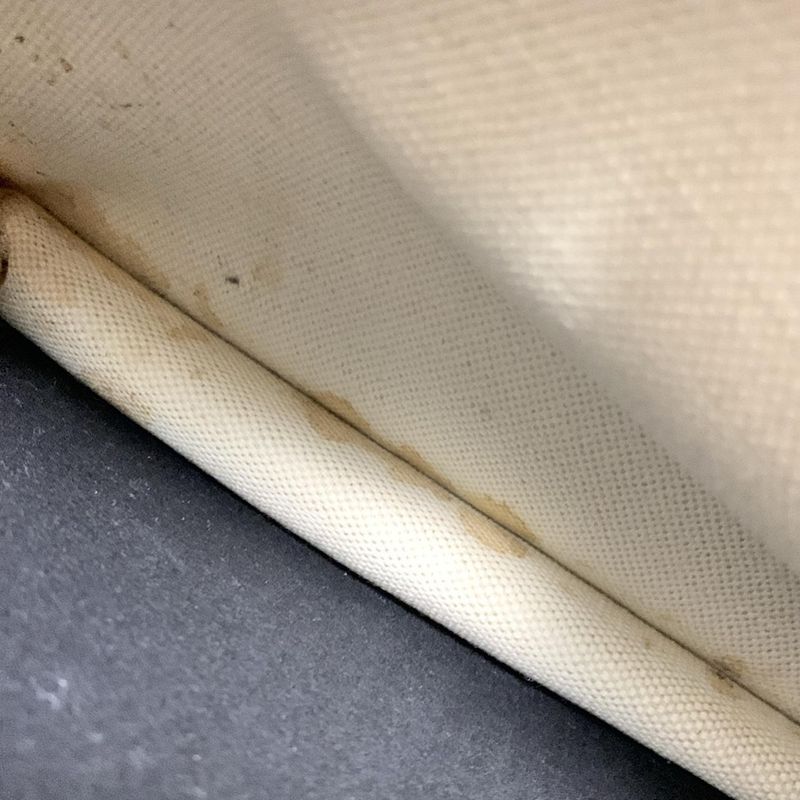 Balenciaga Shoulder Bag Navy Pochette 339937 Ivory And Black Leather