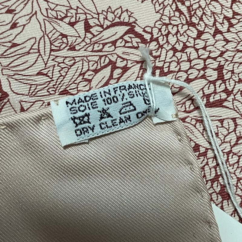 Hermes Legend Of The Trees Scarf Lion Sheep Silk Pink