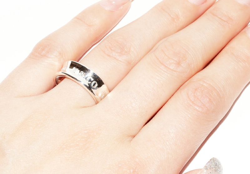Tiffany & Co Ring SV 1837ring Medium Width 7mm (028in)