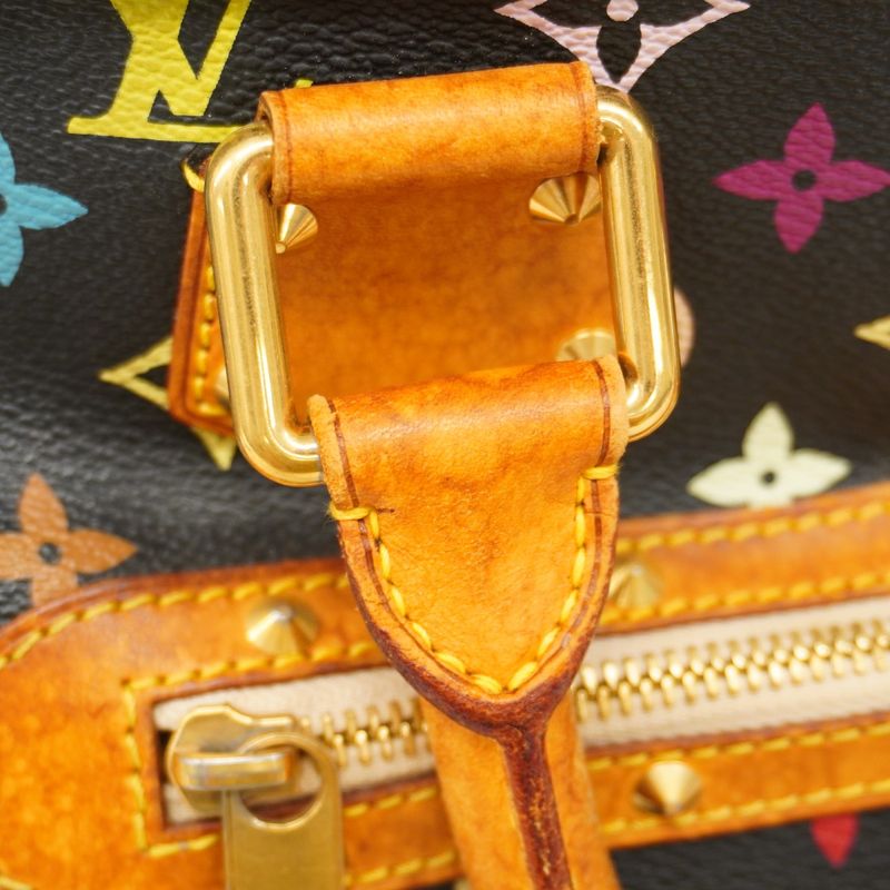 Louis Vuitton Monogram Multicolor Alma M92646 Noir Black Women