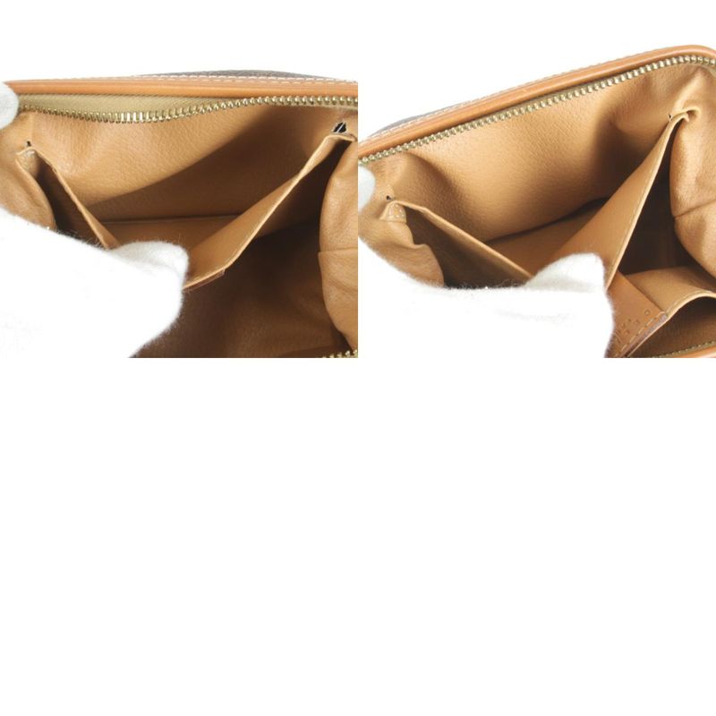 Celine Macadam Pouch Brown PVC Branded Small Bag