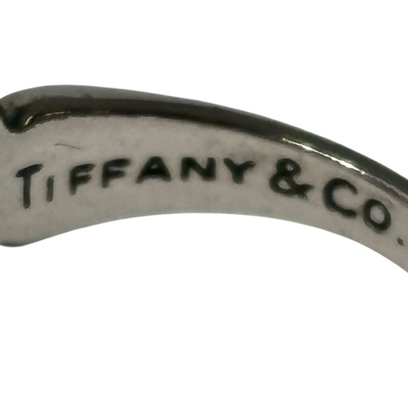 Tiffany & Co 750 925 Open Heart Ribbon Ring Open Heart Ribbon Ring Size 9